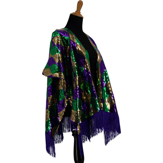 Sequin Duster Jacket