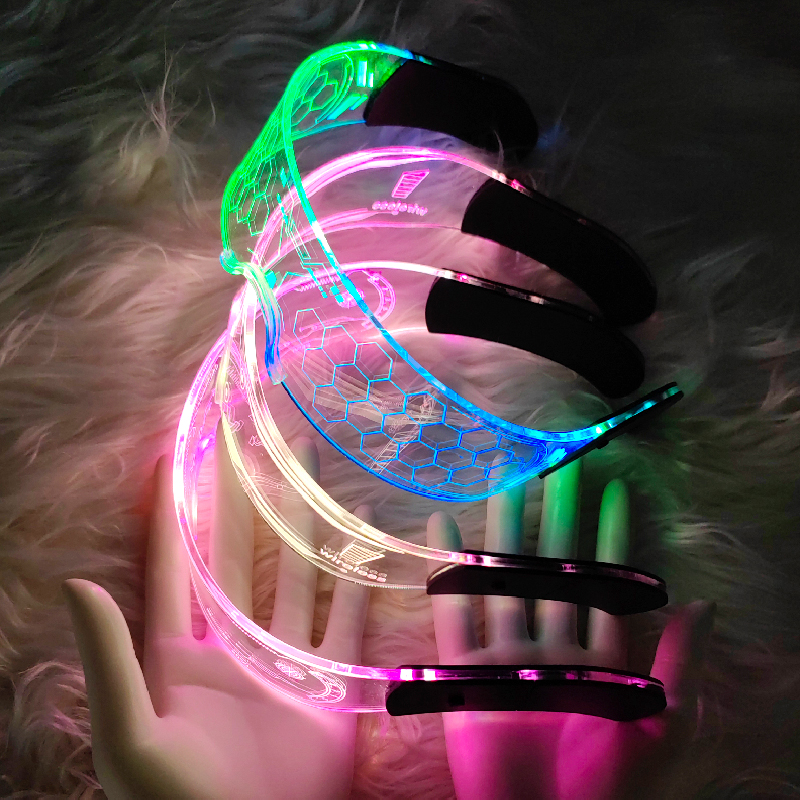LED Honeycomb Glasses